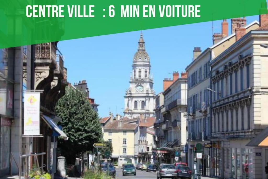 Spacieux - Proche-Gare - Parking Bourg-en-Bresse Exterior foto